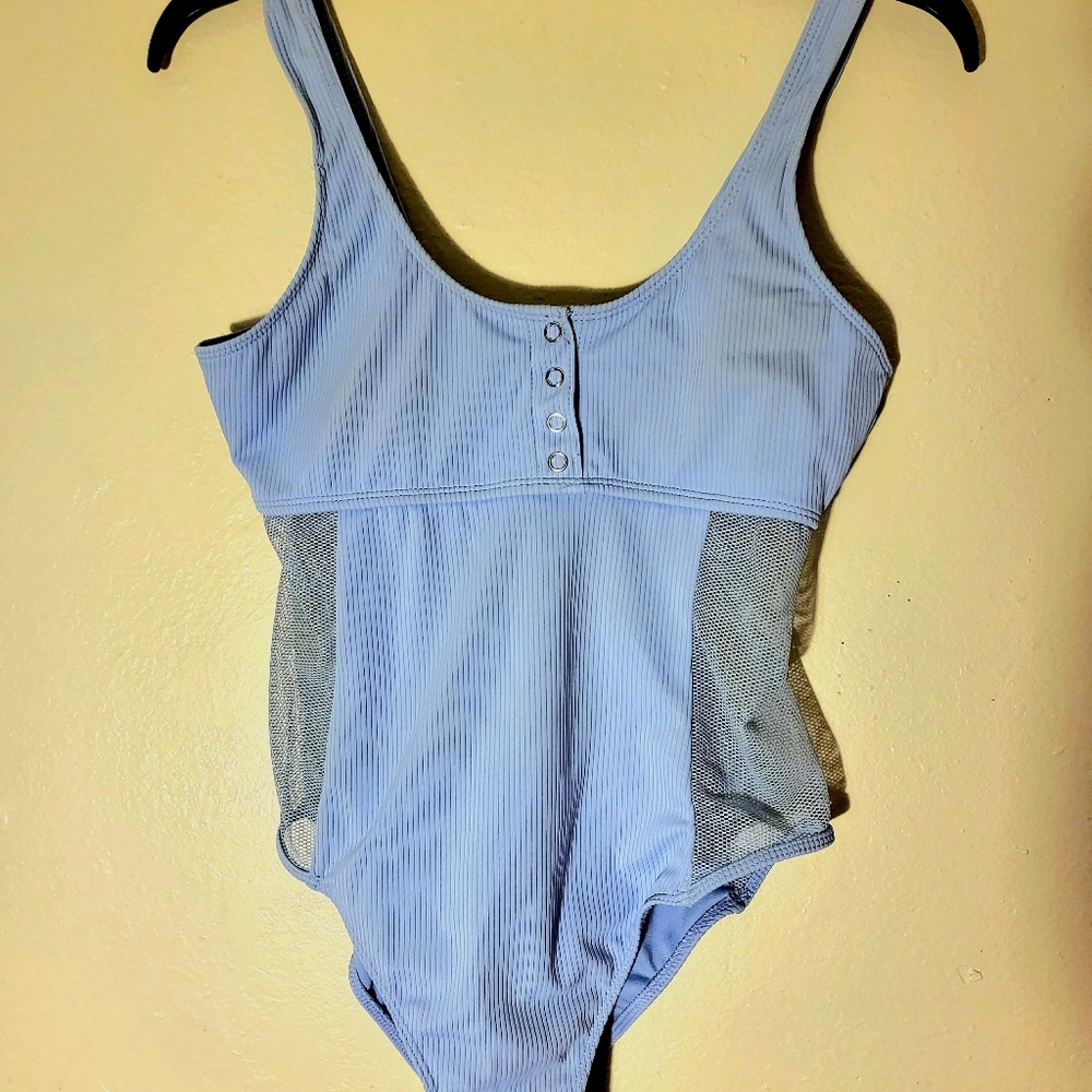 No Boundaries Baby Blue Body Suit